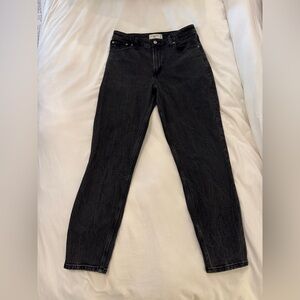 Abercrombie & Fitch The Mom High Rise Straight Leg Jeans
